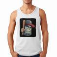 Cool Dollar Bill Guy With Cap And Baseball Costume Premium Tri-Blend Men Tank Top