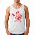 Drippy Baseball Mascot Valentine Heart Glasses Cartoon Men Tank Top Drippy Baseball Mascot Valentine Heart Glasses Cartoon Men Tank Top