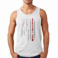 Father's Day USA Flag Patriotic Baseball Dad Premium Men Tank Top