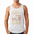 My Favorite Baseball Player Calls Me Dad Baseball Dad Premium Tri-Blend Men Tank Top