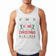I’Ll Be Home For Christmas Baseball Ugly Sweater Art Men Tank Top