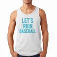 Let's Ruin Baseball Baseball Humor Sarcastic Baseball Premium Tri-Blend Men Tank Top