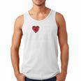 I Love Hot Baseball Dads Red Hearts Premium Men Tank Top