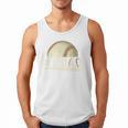 Number One Baseball Dad Fathers Day Baseball Player Dad Papa Premium Men Tank Top
