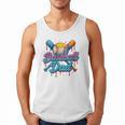 Retro Baseball Dad Dripping Ice Cream Father's Day Men Tank Top Retro Baseball Dad Dripping Ice Cream Father's Day Men Tank Top