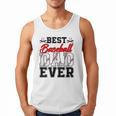 Retro Best Baseball Dad Ever Daddy Happy Fathers Day Men Men Tank Top