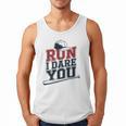 Run I Dare You Baseball Catcher Player Fan Men Tank Top Run I Dare You Baseball Catcher Player Fan Men Tank Top