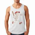 Skeleton Batting Baseball Halloween Boys Men Kids Men Tank Top