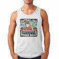 Softball Dad Like a Baseball Dad Gift Men Premium Men Tank Top