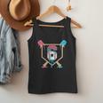 Baseball 6 Year Old Ice Cream Drip 6th Birthday Boys Player Men Tank Top