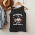 Baseball Dad Saying Hot Dog Gnome Pun For Fathers Day Men Tank Top