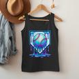 Baseball Drip Ice Cream Blue Glow Melt Ball Graphic Men Tank Top Baseball Drip Ice Cream Blue Glow Melt Ball Graphic Men Tank Top