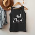 Baseball Player Dad Papa Fathers Day Number One Baseball Dad Men Tank Top