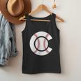 Baseball Sport Player Graphic Monogram Initial Letter C Men Tank Top Baseball Sport Player Graphic Monogram Initial Letter C Men Tank Top