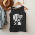 Cute Favorite Baseball Player Is My Son Women Men Men Tank Top Cute Favorite Baseball Player Is My Son Women Men Men Tank Top