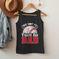 He Got It From His Dad Baseball Dad Legacy Humor Quote Men Tank Top