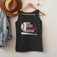 Eat Sleep Baseball Repeat Humor Baseball Dad Players Men Tank Top Eat Sleep Baseball Repeat Humor Baseball Dad Players Men Tank Top