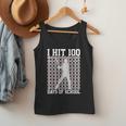I Hit 100 Days Of School Boys Kids 100th Day Balls Baseball Men Tank Top