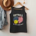 Patriotic US Flag Softball Dad Like A Baseball Dad Men Tank Top Patriotic US Flag Softball Dad Like A Baseball Dad Men Tank Top