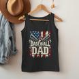 Retro American Flag Baseball Dad Father's Day Men Tank Top