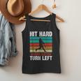 Retro Hit Hard Run Fast Turn Left Baseball Lover Men Tank Top Retro Hit Hard Run Fast Turn Left Baseball Lover Men Tank Top