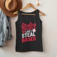 Stealing Hearts Like I Steal Bases Cute Baseball Valentine Men Tank Top