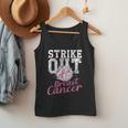 Strike Out Breast Cancer Baseball Warrior Men Tank Top