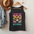 I Survived 100 Days Of School Baseball Ice Cream Drip Men Tank Top I Survived 100 Days Of School Baseball Ice Cream Drip Men Tank Top