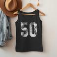 Vintage Baseball Number 50 Jersey Player Uniform Men Tank Top