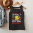 Vintage Softball Dad Like A Baseball Dad US Flag Men Tank Top Vintage Softball Dad Like A Baseball Dad US Flag Men Tank Top