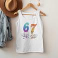 67 Meme Baseball Kids Girls Humor Number 6 7 Men Tank Top