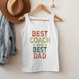 Baseball Dad For Men Vintage Best Coach And Best Dad Men Tank Top