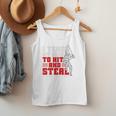 Baseball Dad Teach Kids Hit And Steal Softball Game Premium Tri-Blend Men Tank Top Baseball Dad Teach Kids Hit And Steal Softball Game Premium Tri-Blend Men Tank Top