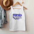 Blue Panther Baseball Home Plate Game Day Mascot Panther Men Tank Top