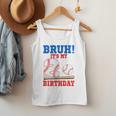 Bruh It's My 2nd Birthday Boy Baseball Themed Party Men Tank Top