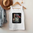 Cool Dollar Bill Guy With Cap And Baseball Costume Premium Tri-Blend Men Tank Top