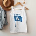 Fly The W Chicago Baseball Winning Flag Distressed Premium Tri-Blend Men Tank Top Fly The W Chicago Baseball Winning Flag Distressed Premium Tri-Blend Men Tank Top