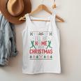 I’Ll Be Home For Christmas Baseball Ugly Sweater Art Men Tank Top