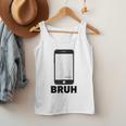 Texted First Bruh Seen Message Valentine's Day Humor Raglan Baseball Tee Men Tank Top