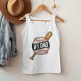 Vintage 1 Baseball Dad Daddy Father's Day From Son Daughter Men Tank Top Vintage 1 Baseball Dad Daddy Father's Day From Son Daughter Men Tank Top