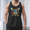 10 Years Old 10th Birthday Baseball Ice Cream Dripping Boys Men Tank Top 10 Years Old 10th Birthday Baseball Ice Cream Dripping Boys Men Tank Top