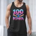 100 Days Of School Baseball Dripping Ice Cream 100th Day Men Tank Top 100 Days Of School Baseball Dripping Ice Cream 100th Day Men Tank Top