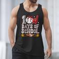 100 Days Of School Cute Bow Baseball Boy Girl Teacher Men Tank Top
