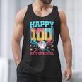 100 Days Of School Kids Baseball Drip 100th Day Of School Men Tank Top
