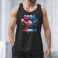 2026 American Flag Baseball Ice Cream Drip Bats Boys Men Tank Top