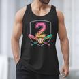 2nd Birthday Baseball Bat Ice-Cream Drip 2yrs Old Boys Kids Men Tank Top 2nd Birthday Baseball Bat Ice-Cream Drip 2yrs Old Boys Kids Men Tank Top