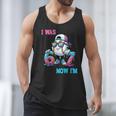 I Was 6 Now I'm 7 Baseball Birthday Drip Ice Cream Boy Men Tank Top