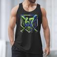67 Baseball Drip Effect Urban Tee Style 6-7 Meme Graphic Men Tank Top