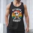 67 Days Of School Bruh Teacher Kids Dabbing Baseball Men Tank Top