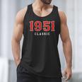 75 Year Old 1951 Classic Baseball Fan 75th Birthday Men Tank Top